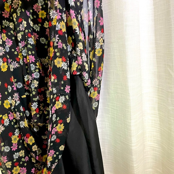 BB DAKOTA BLACK FLORAL MAXI DRESS sz. 10 NEW WITH TAGS - Picture 9 of 9